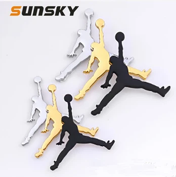 

Car Decoration Sticker Jump man Pattern Metal 3D Car Sticker Decor Metal Emblem Car Styling Accessories Random Color Delivery