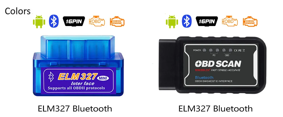 ELM327 V1.5 Bluetooth/Wifi OBD2 V1.5 Elm 327 Bluetooth PIC18F25K80 чип OBD автоматический диагностический инструмент OBDII для Android/IOS/Windows