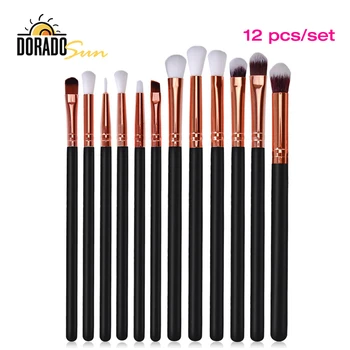 

Doradosun 12 Pcs Makeup Eye Shadow Brush MakeupTool Eyebrow Brush Sets Soft