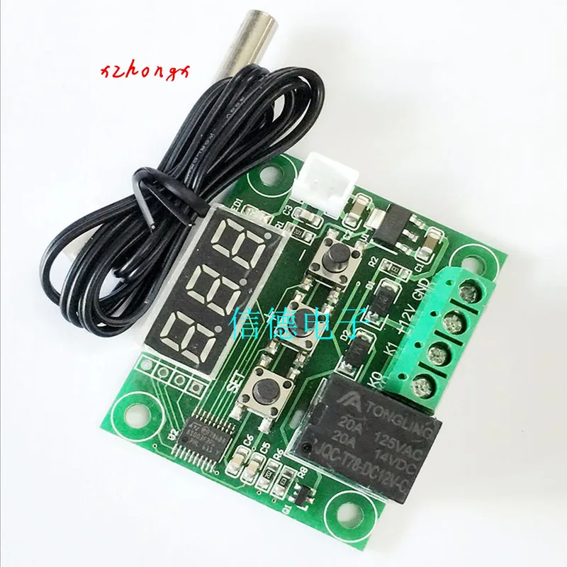 

Xh-w1209 digital display temperature controller high precision temperature controller temperature control switch