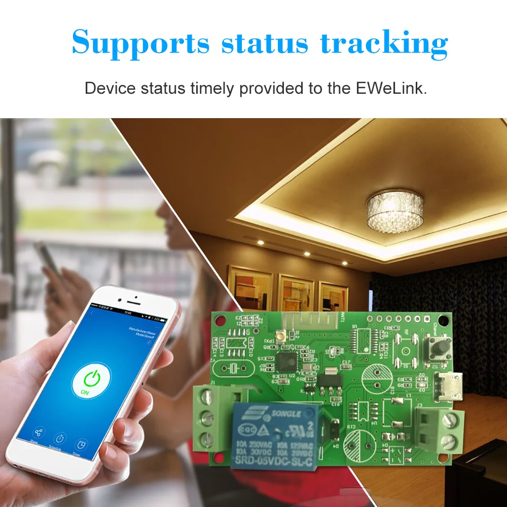 EWeLink DC5V/USB5V Wifi переключатель беспроводной релейный модуль модули для автоматизации умного дома телефон приложение дистанционное управление таймер переключатель