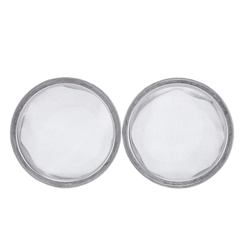 

Hot Sale 2 Pcs Stainless Steel Drainer Mesh Tea Strainer Teapot Filter Silver
