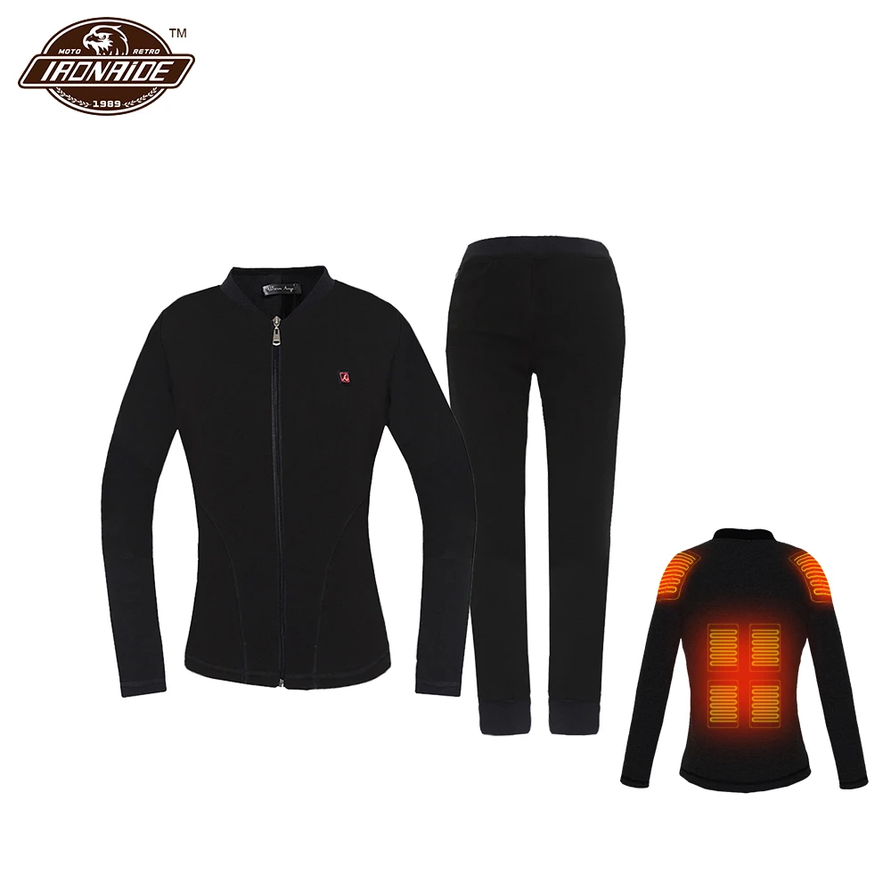 Новая женская куртка с USB подогревом, мотоциклетная куртка с подогревом, зимняя куртка из углеродного волокна, электрический комплект термобелья, одежда