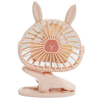 

Cute Rabbit LED Night Light USB Charge Portable Mini Cooling Fan Summer Cooler Office Study Outdoor Travel Décor