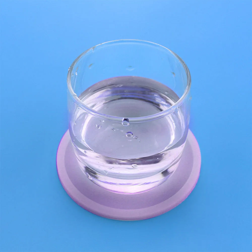 

silicone coffee cups Luminous Drink Coaster Tea beer Mug Holder Round Mat Replacemat Thicken Non-Slip Coaster for parties home