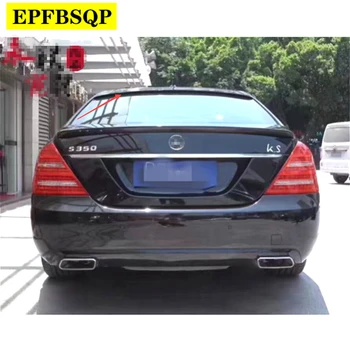 

For benz S class w221 Rear glass top wing roof spoiler 2006-2015 S65 style ABS Material for benz S320 S400 S420 S450 S600