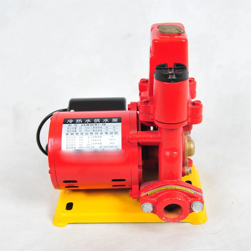 

hot & cold water self-priming booster pump for pressurize water supply pipeling 40WGR-20