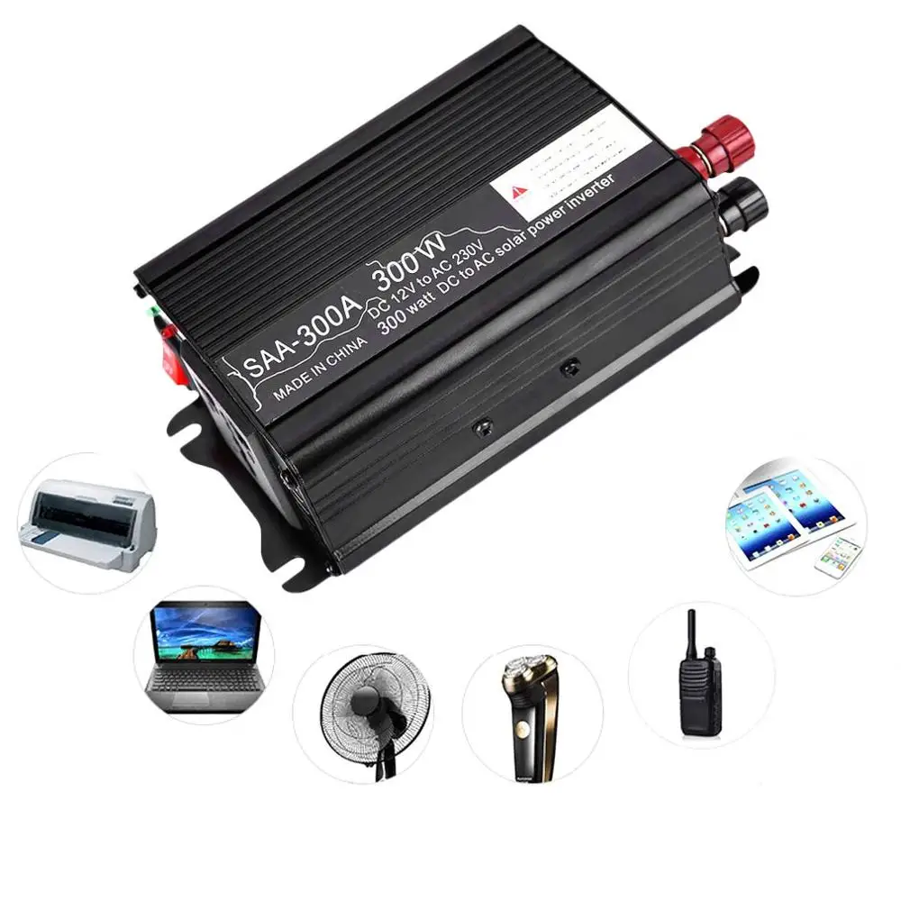 300 W/500 W/1000 W/1500 Вт автомобильный инвертор 12 В до 220 В Модифицированная синус волны инвертор Напряжение конвертер+ ЖК дисплей Дисплей