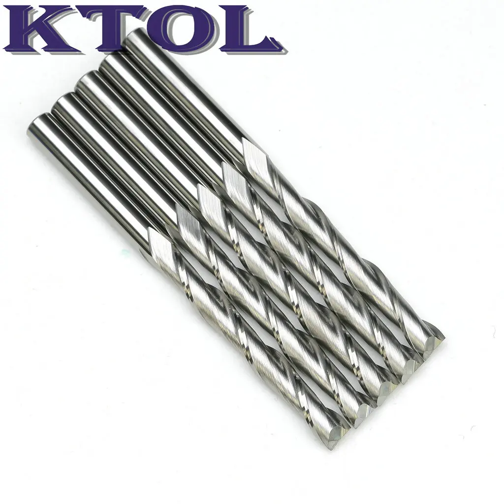 CNC Router Bits Engraving Cutting Milling Cutter End Mill Edge Cutter Carbide 