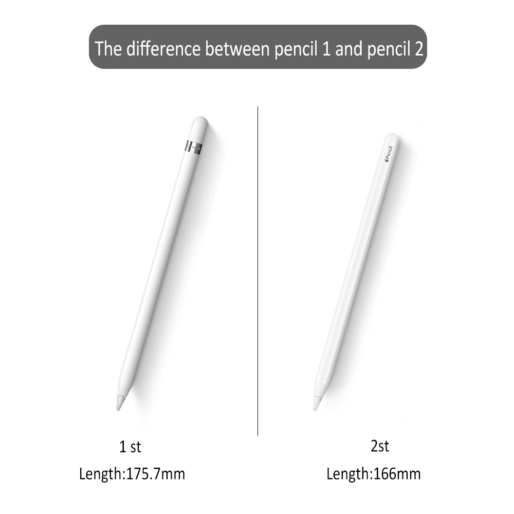Чехол для Apple Pencil 2 1 й Карандаш чехол планшета сенсорный Стилус защитный