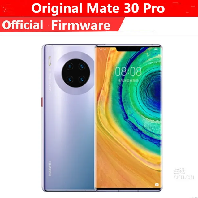 huawei mate 30 Pro Sim бесплатный телефон Kirin 990 Android 10,0 6,5" 2400x1176 8 Гб ram 256 ГБ rom 40 Мп+ 40 Мп+ 32 МП 40 Вт зарядка IP68