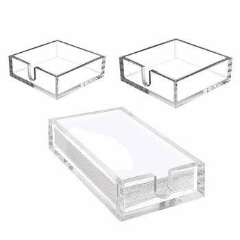 

Acrylic Towel Napkin Holder,Clear Bathroom Paper Hand Towels Storage Tray for Kitchen Or Dining Room