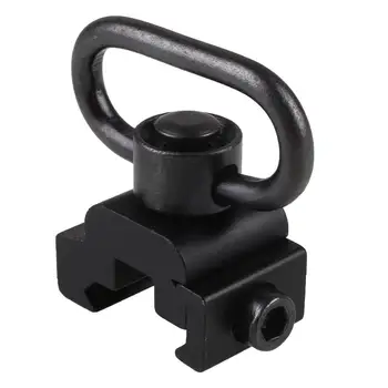 

QD Sling Swivel with Picatinny Rail Mount Quick Release Push Button Attachment