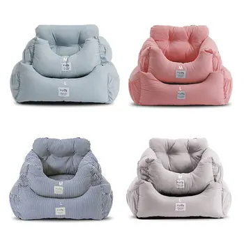 

Dog Car Seat Bed Travel Dog Car Seats for Small Medium Dog Front/Back Seat Indoor/Car Use Pet Car Carrier Bed Dropshipping