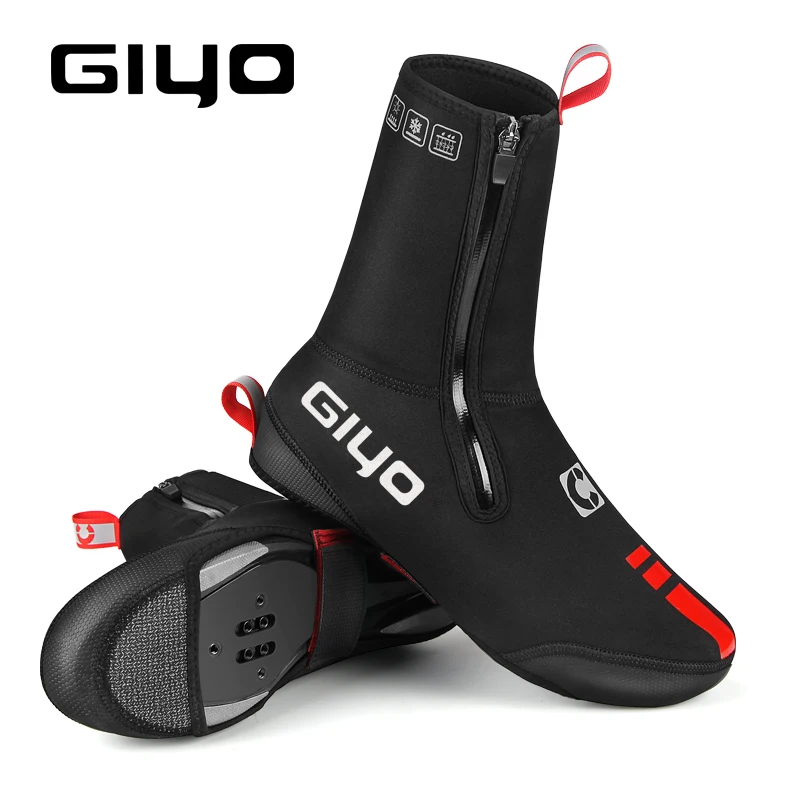 GIYO Bicycle Shoe Covers Winter Warm Thermal Neoprene Cycling Overshoes Bike Booties Toe MTB