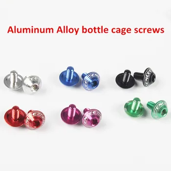 

MTB Mountain Bike Bicycle Aluminum Alloy M5 * 10mm Screw Bottle Cage Screw Bicycle Shelf Screws