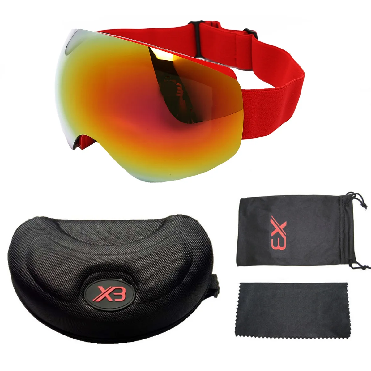 

UV Protection Ski Glasses2018 Heilongjiang Double Layer Colorful Anti-fog Myopia Ski Goggles