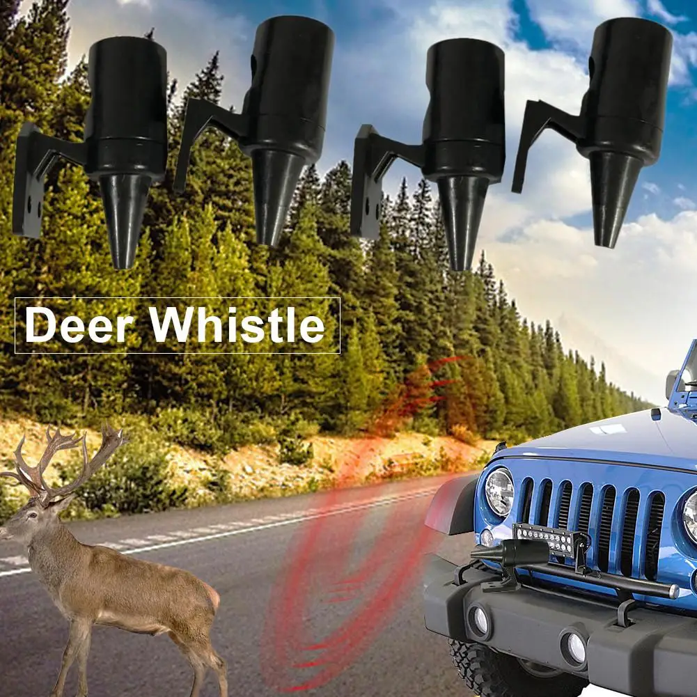1 Pair Car Deer Animal Alert Warning Whistles Wildlife Motorcycle Bicycle Alarm