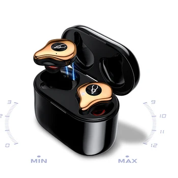 

E12 Ultra Wireless Headphones with CVC Noise Clearing Support APTX HIFI Sound Bluetooth 5.0 Earphone in ear Earbuds for iPhone X