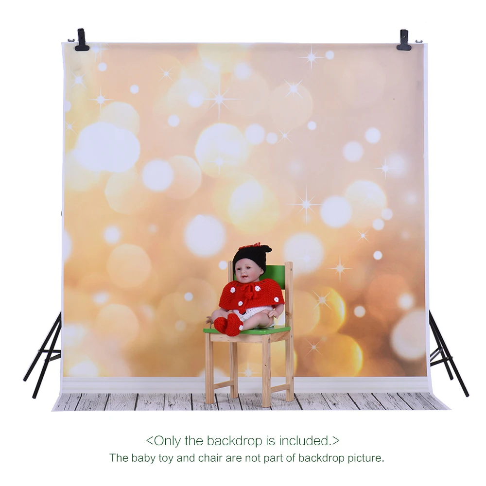 1.5* 2m Digital Photo Bank Photography Background Backdrop Printing Fantasy Light Spot Wooden Floor Pattern for Photo Studio