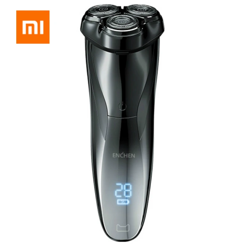 

Xiaomi enchen Electric Shaver Razor for Men Type C Rechargeable 3 Head Dry Wet Shaving Machine Beard Trimmer Washable Dual Blade