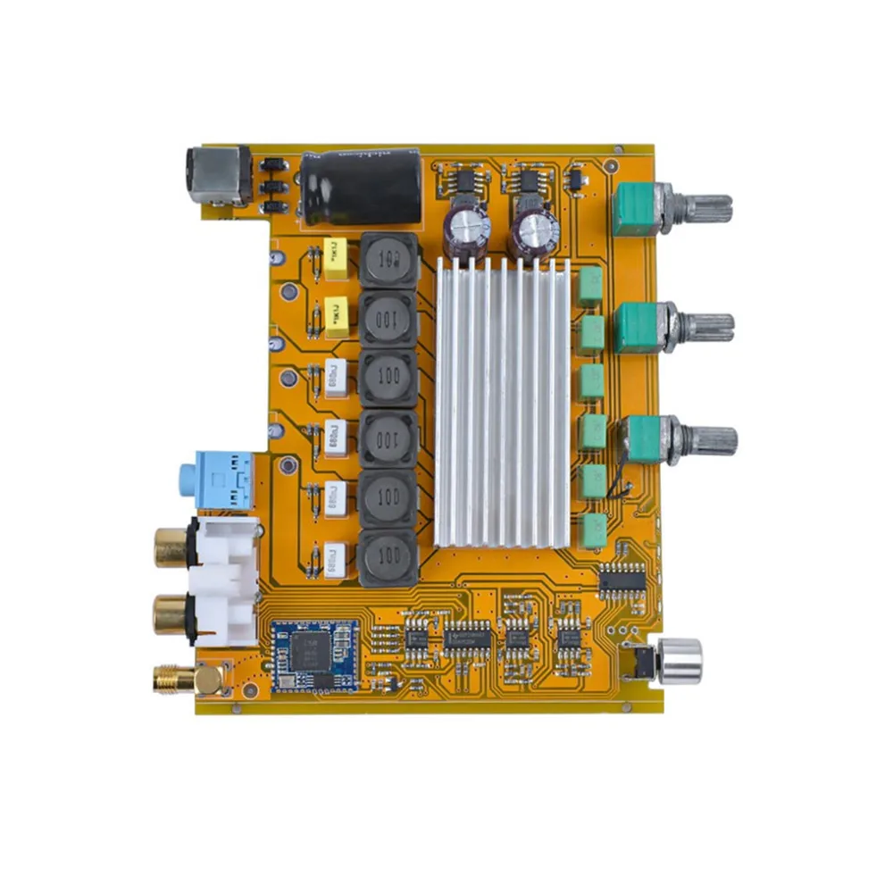 Taidacent 24 В CSR8635 Tpa3116 2,1 канальный 2x50 Вт+ 100 Вт звуковая система Hifi Высокая мощность Bluetooth 4,2 цифровой аудио усилитель плата