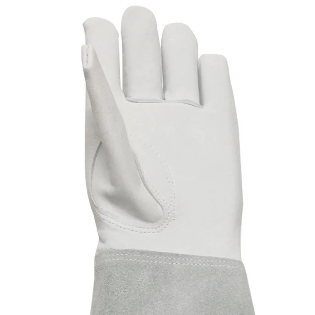 1 пара с длинными рукавами из искусственной кожи износостойкие перчатки для пчеловодства безопасность на открытом воздухе Нескользящие Садоводство защитные многоразовые рабочие дома