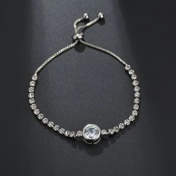 

DB2103 Simple small fresh geometric round Adjustable Bracelet