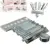 11 шт./компл. DIY Leather Tool Die Punch Hole Snap Rivet Button Setter Base Kit Leather Craft Tools Hole Punches Leather Punch