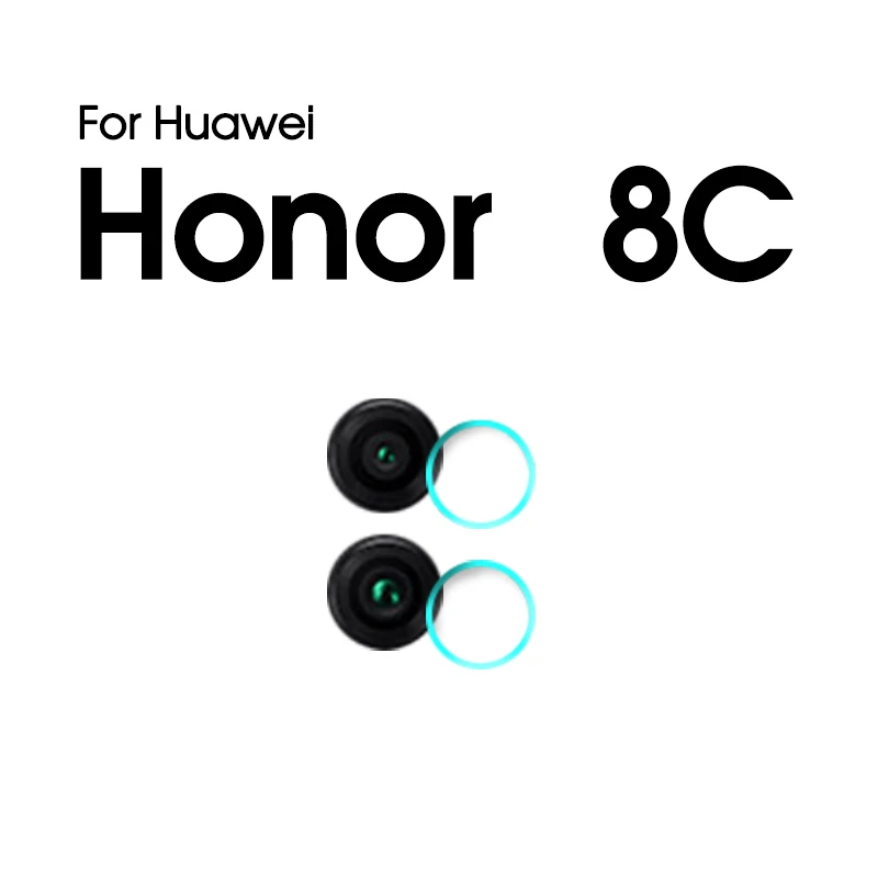 For Honor 8C 2 шт пленка для камеры на мобильном телефоне для huawei Nova 3i 3 2S mate 20 Pro 20X P20 Lite Pro mate 10 Lite Len Защитная пленка для экрана для Honor 8X 8C - Цвет: For Honor 8C
