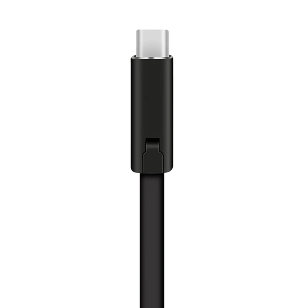 1,5 m 4A быстрое зарядное устройство кабель, пригодный для ремонта, USB, строка данных для Android IOS type C, рециркуляция, переработка, адаптер, шнур - Цвет: Черный