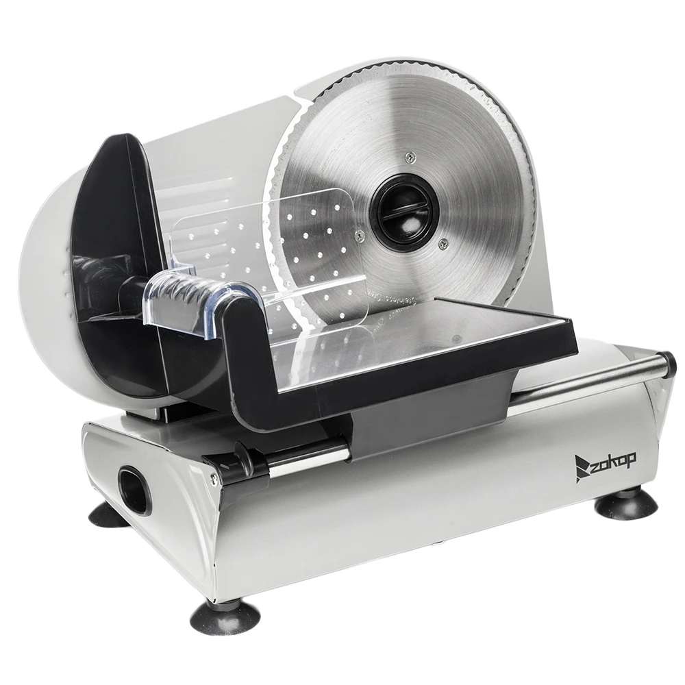 7.5" Inch Semiautomatic Electric Ss Stainless Steel Food Bread Slicer