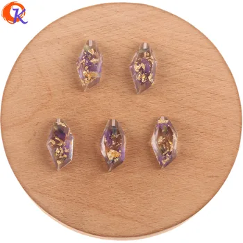 

Cordial Design 10*21MM 50Pcs Jewelry Accessories/Hand Made/Flower & Glitter Powder In Resin Bead/Earring Findings/DIY Making