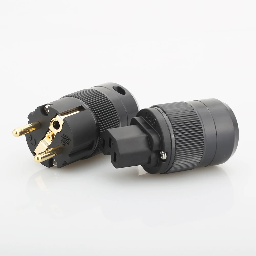 Hifi Audio pairs Hifi- End Gold Plated  EU Power