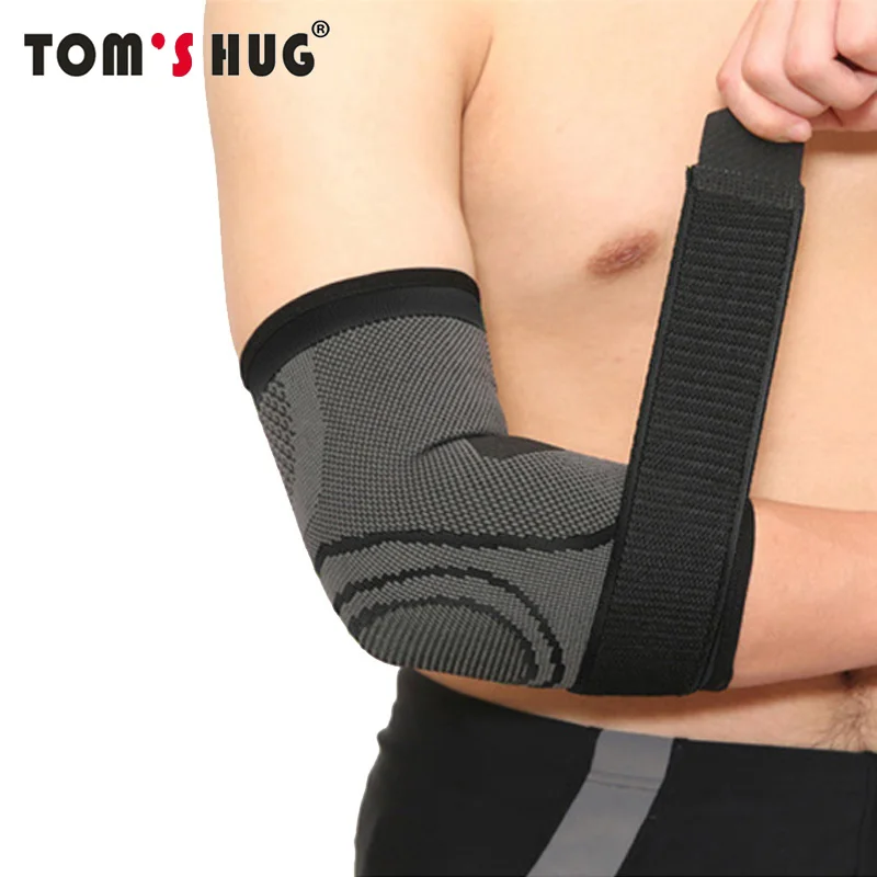 

1 Pair Bandage Compression Elbow Protector Sleeve Adjustable Sports Cycling Gym Guard Brace Warm Volleybal