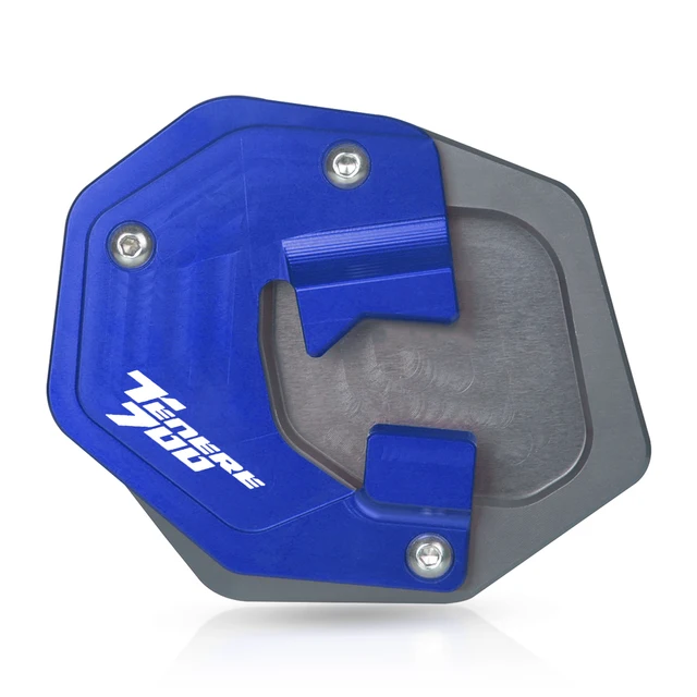FOR YAMAHA TENERE 700 Tenere700 XTZ 700 T700 2019 2020 2021 Motorcycle Accessories Side Stand Enlarge Plate Kickstand Extension gray blue