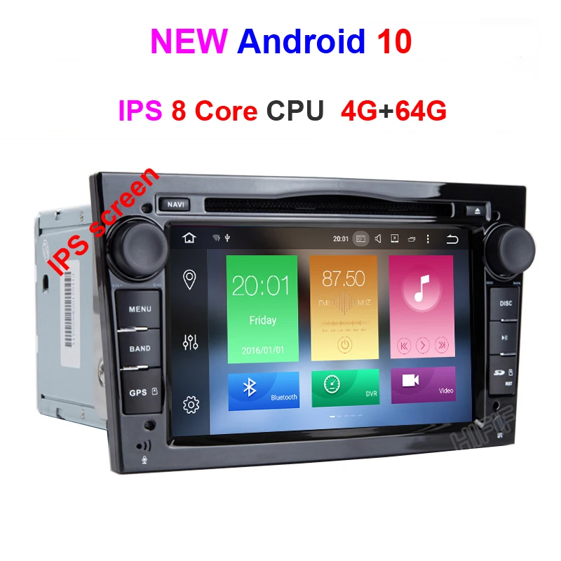 DSP Автомобильный мультимедийный плеер gps Android 10 2 Din DVD Automotivo для OPEL/ASTRA/Zafira/Combo/Corsa/Antara/Vivaro радио FM DSP DVR - Цвет: Octa Core 4G 64G