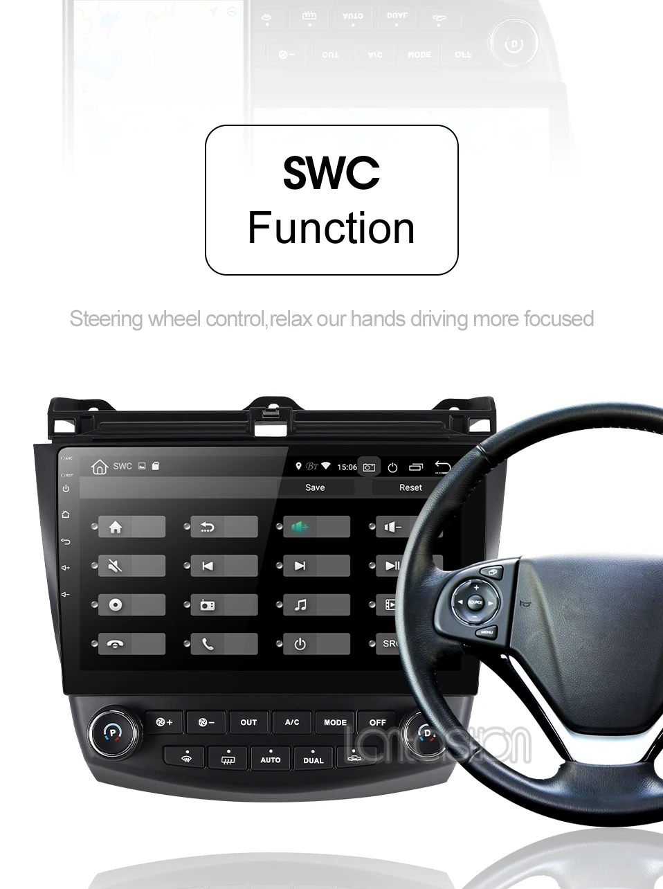 Excellent DSP 2+32Gandroid 9.0 car dvd gps navigation player for Honda Accord 7 2003-2007 car radio video player gps navigation car stereo 8