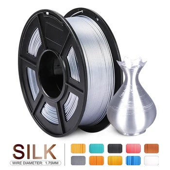 

Enotepad SILK Filament 1.75mm 1kg Grey SILK 3d printer Filament sublimation blanks 3d PEN anycubic stability preservative