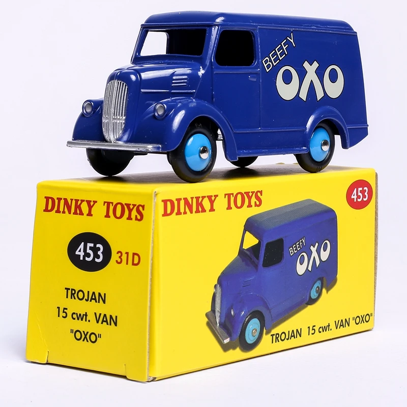 Dinky игрушки 1:43 TROJAN 15 cwt Van OXO 453 модель автомобиля из сплава литые металлические