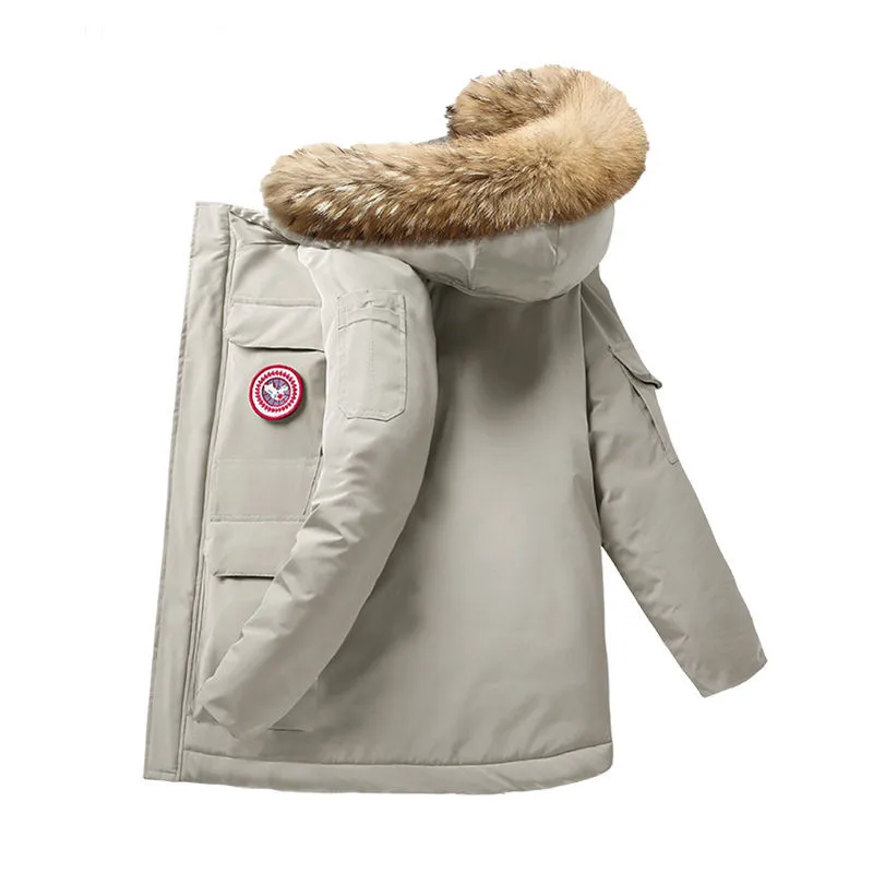 

2019 New Winter jacket Men's Jacket And Coats Casual Thick Male Hooded Outerwear Overcoat