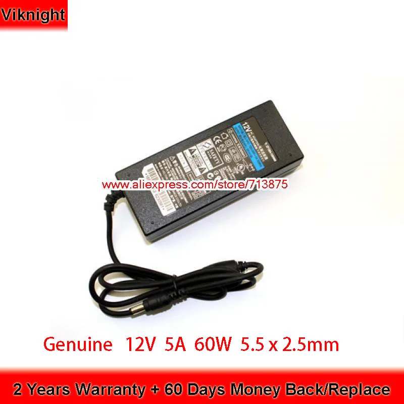 Оригинальное зарядное устройство ZF120A1205000 60 Вт 12 В 5 А адаптер переменного тока для