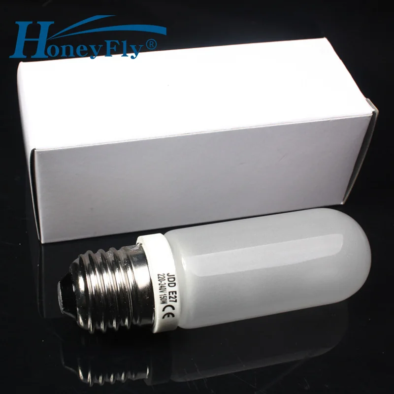 HoneyFly ampoule Flash de photographie JDD, 150W 250W E27, Tube à Quartz blanc chaud, lampe de