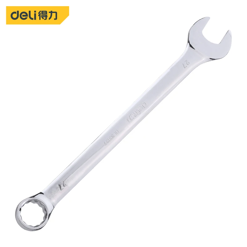 

Deli Ratchet Combination Metric Mirror Wrench 27mm Fine Tooth Gear Ring Torque Socket Nut Hand Tools Alicates High Repair Tools