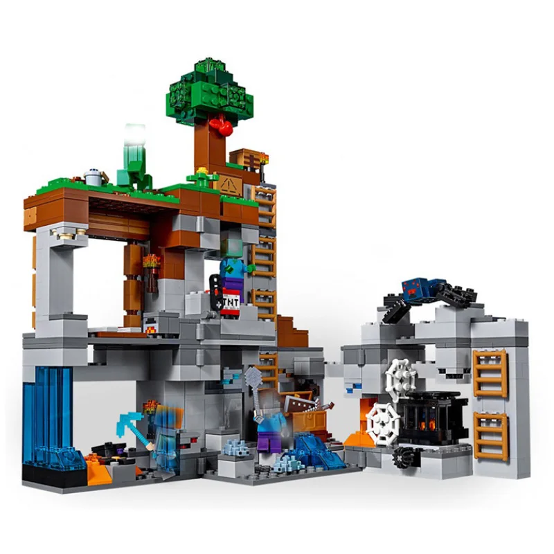 2019 New Assembled Building Blocks Compatible With Legoinglys 21147 Rock Low Adventure Toys For Children 2