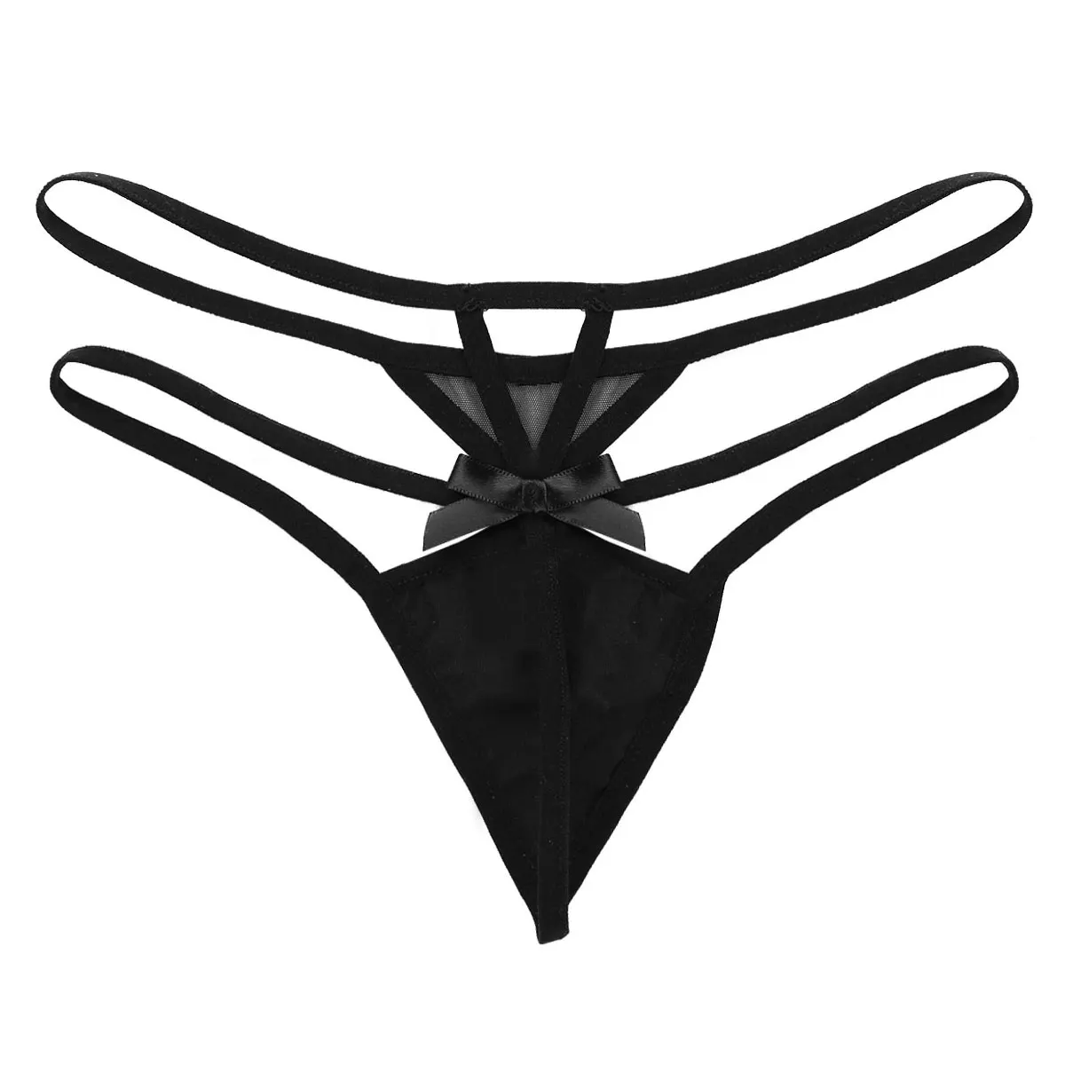 Iiniim женские сексуальные трусики Wetlook из лакированной кожи стринги Homme T-Back Мини-стринги бикини трусы Нижнее белье Ночное белье