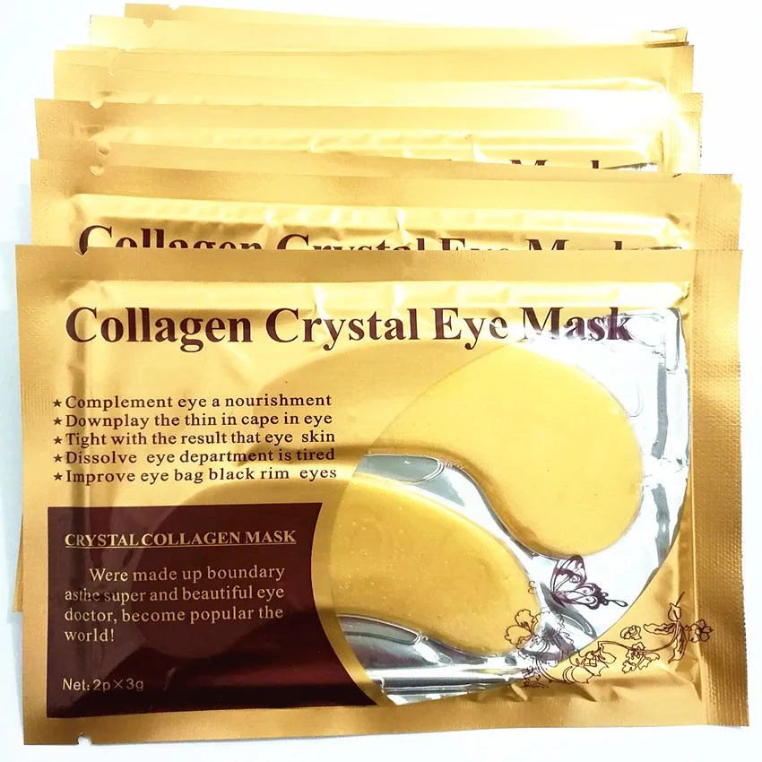 20Pcs 10Pairs Eye Mask Collagen Gold Mask Dark Circles Eye Bags Remover Anti wrinkle Eye Patch 4