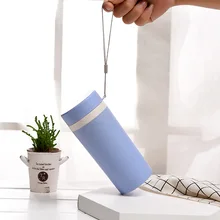 400 мл портативная бутылка из пшеничного волокна, ПП, пластикаанти-обжигающая бутылка, креативная водная напольная чашка, Спортивная бутылка, подарок