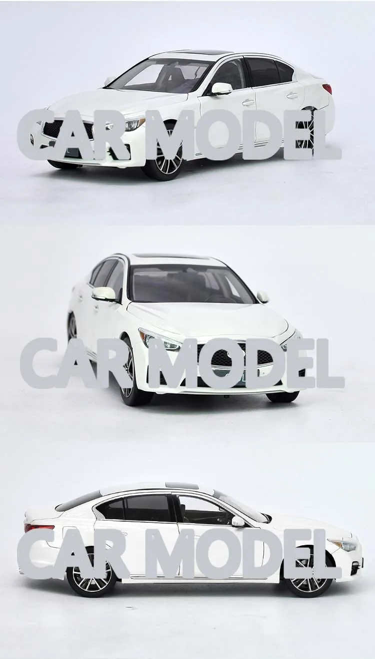 1:18 Масштаб сплава игрушечные транспортные средства INFINITI Q50L автомобиль модель детских игрушечных автомобилей оригинальные аутентичные Детские игрушки