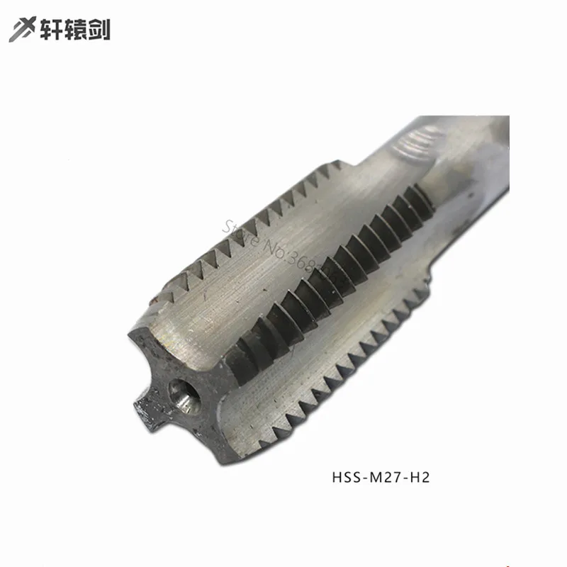 2шт HSS M27 Прямой Флейта машина Tap H2 M27x1 M27X1.5 M27X2 M27X3 коснитесь бит высокая скорость